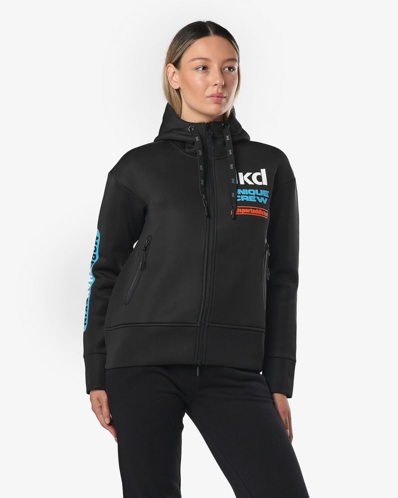 Jaked FELPA FULL ZIP CAPPUCCIO RIDER