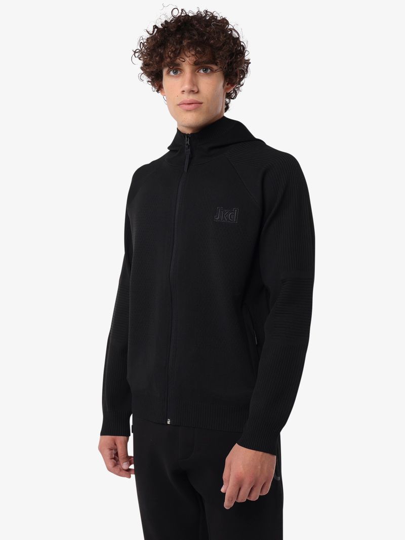 Jaked MAGLIA CAPPUCCIO FULL ZIP SPORT COSY